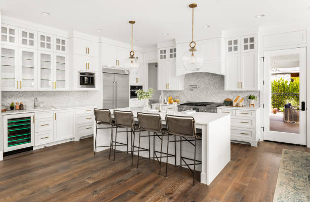 Tile pattern layout planning for backsplash in Spencerville